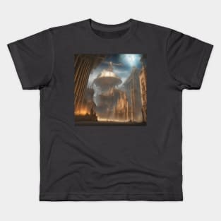 abstract alien planet Kids T-Shirt